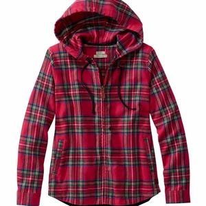 L.L. Bean Scotch Plaid Zip Hoodie